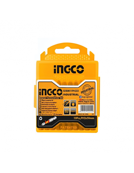 JUEGO DE PUNTAS DE IMPACTO PH2 50MM | 10 PIEZAS