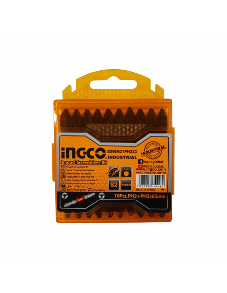 JUEGO DE PUNTAS DE IMPACTO 60MM | 10 PIEZAS