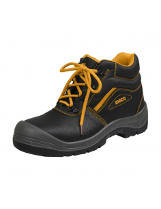 BOTAS NEGRAS DE SEGURIDAD PARA ACERO INGCO TALLA 40