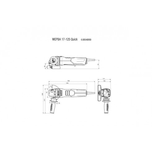 WEPBA 17-125 QUICK AMOLADORA ANGULAR