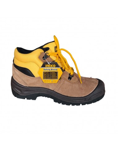 BOTAS CREMA DE SEGURIDAD PARA ACERO INGCO TALLA 40