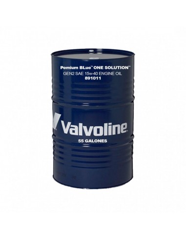 VALVOLINE 15W-40 PREMIUM BLUE | BARRIL 55 GALONES