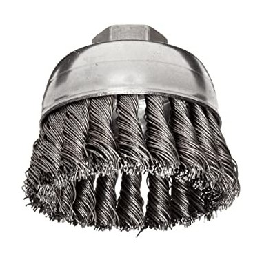 CEPILLO DE ALAMBRE HUECO 65X0,5 MM/ 5/8", ACERO, TRENZADO 2
