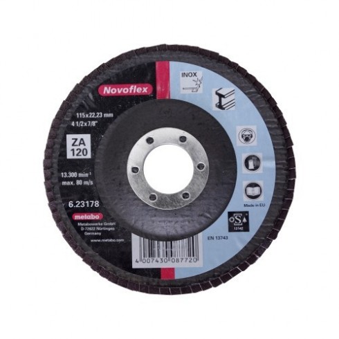 DISCO ABRASIVO DE LÁMINAS 115mm P 120 | CAJA 10...