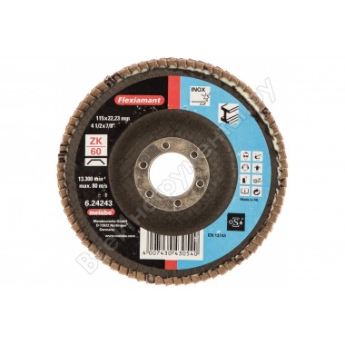 DISCO ABRASIVO DE LÁMINAS 115 mm P 60 | CAJA 10 UNID 2