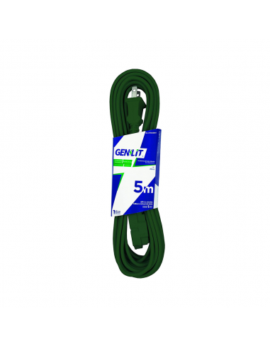 EXTENSION ELEC DOMESTICA 5M VERDE