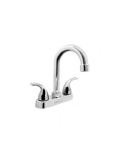 MEZCLADORA LAVABO 4  MANERAL CURVO