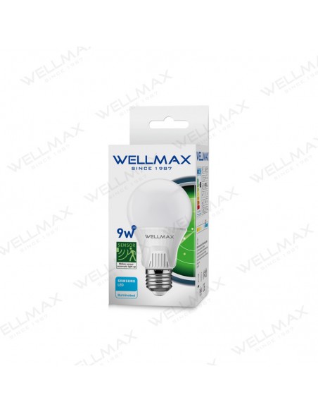 WELLMAX FOCO SENSOR MOVIMIENTO 9W