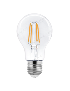 WELLMAX FOCO LED FILAMENTO 6W 2700K TRANSPARENTE