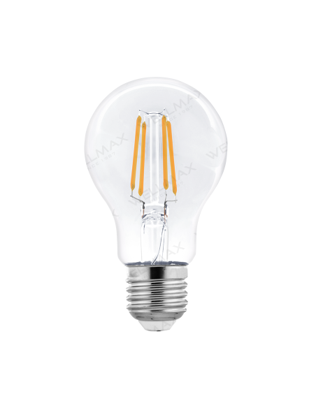 WELLMAX FOCO LED FILAMENTO 6W 2700K TRANSPARENTE
