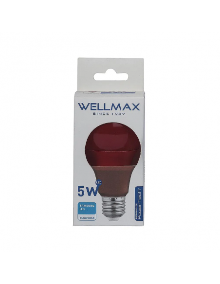 WELLMAX FOCO LED 5W ROJO