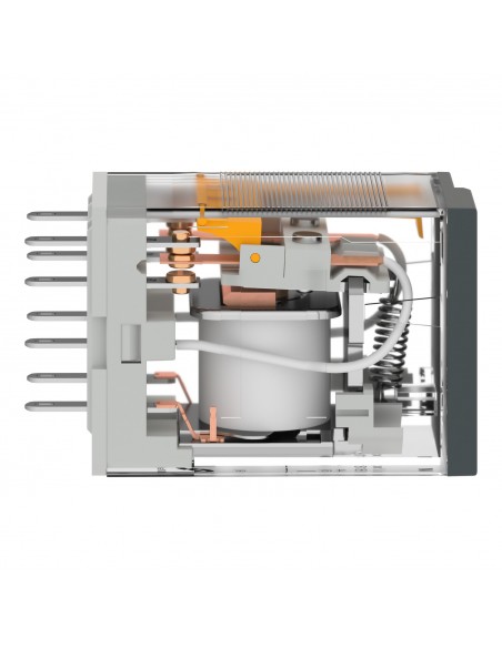 RELÉ ZELIO ENCHUFABLE EN MINIATURA - 2C/O - 24V DC - 5A - SIN LED RXM2LB1BD