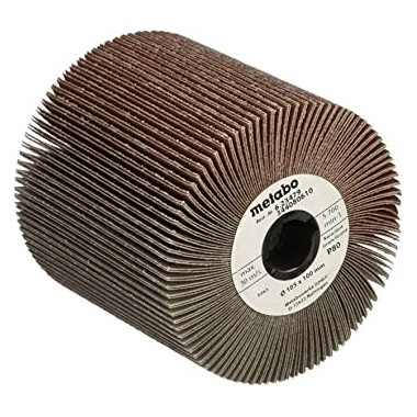 RUEDA ABRASIVA DE LÁMINAS 105x100 mm, P 80 2