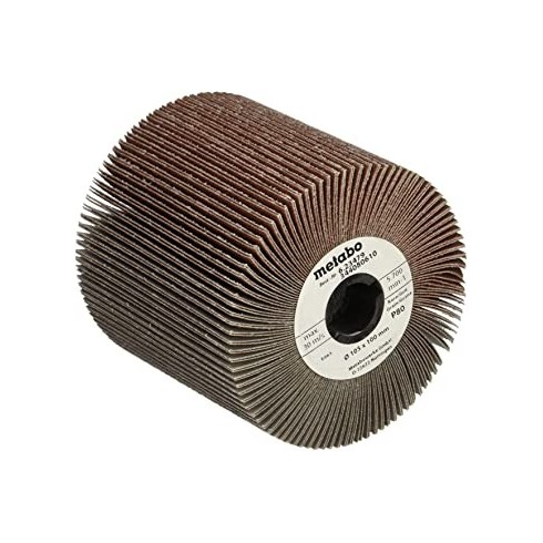 RUEDA ABRASIVA DE LÁMINAS 105x100 mm, P 80