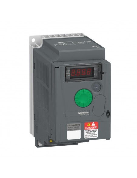 VARIADOR DE VELOCIDAD TRIFÁSICO ATV310 460VAC. POTENCIA 1HP ATV310H075N4E