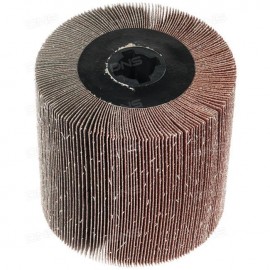 RUEDA ABRASIVA DE LÁMINAS 105x100 mm, P 80