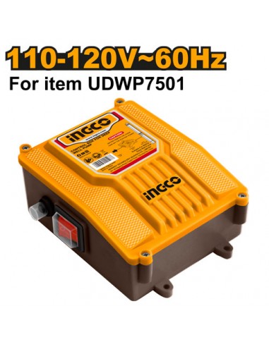 CAJA DE CONTROL 1.5HP 120V P/BOMBA SUMERGIBLE 70MM INGCO UDWP7501-SB