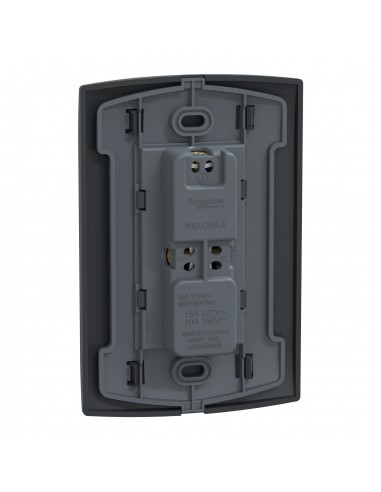 MARISIO TOMACORRIENTE DOBLE NEGRO MWD60607