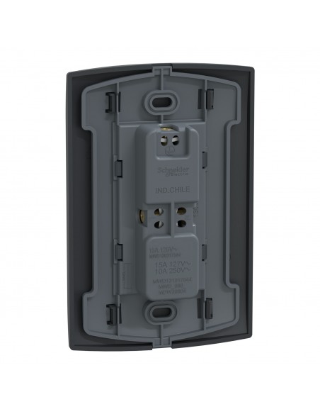 MARISIO TOMACORRIENTE DOBLE NEGRO MWD60607