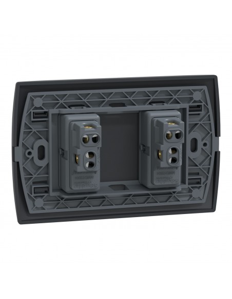 INTERRUPTOR DOBLE NEGRO MWD62117