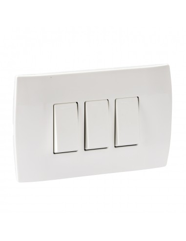 INTERRUPTOR TRIPLE BLANCO MWD62214