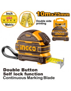 CINTA MÉTRICA 10M X 25MM INGCO HSMT081025 2