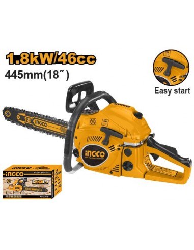MOTOSIERRA GASOLINA 1.8KW 18" INGCO GCS5451811