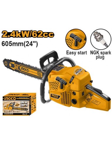 MOTOSIERRA GASOLINA 24" 2.4KW GASOLINA INGCO GCS5602411
