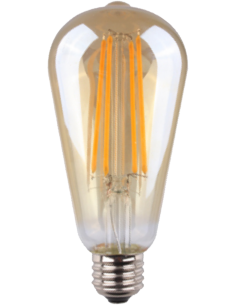 WELLMAX FOCO LED FILAMENTO AMBER 8W 2700K