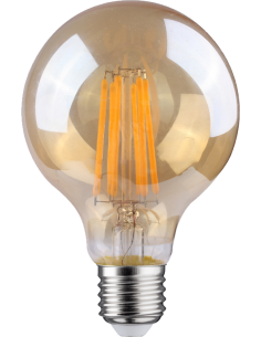 WELLMAX FOCO LED FILAMENTO AMBER 6W 2700K