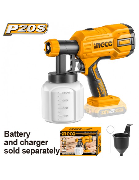 PISTOLA PARA PINTAR A BATERIA INGCO CSGLI2001