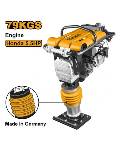 COMPACTADORA VAILARINA A GASOLINA 79KGS 5.5HP INGCO GRT75-1