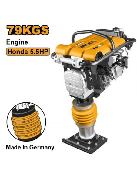 COMPACTADORA VAILARINA A GASOLINA 79KGS 5.5HP INGCO GRT75-1