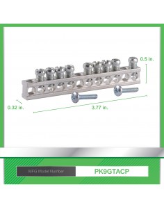 KIT BARRA DE TIERRA 9 CONECTORES CENTRO DE CARGA QO 2