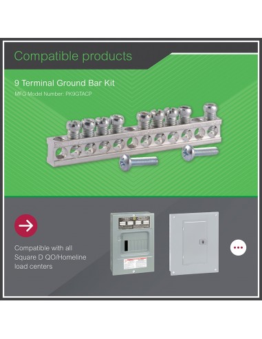KIT BARRA DE TIERRA 9 CONECTORES CENTRO DE...