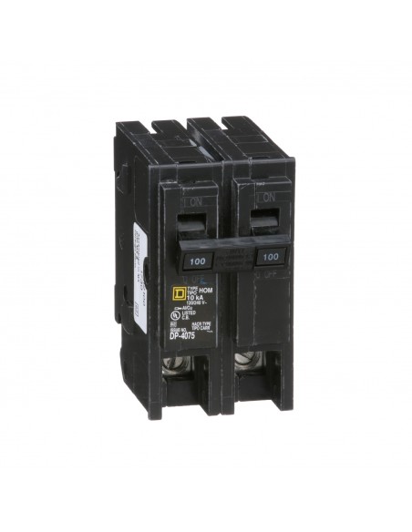 SQUARE-D BREAKER HOM 2P, 100A, 120/240V