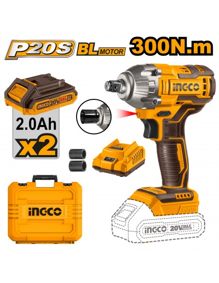 TALADRO LLAVE DE IMPACTO INALÁMBRICA DE 20V UCIWLI2038