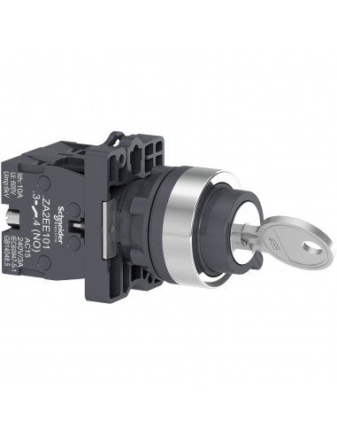 SELECTOR CON LLAVE 455, 2 POSICIONES FIJO 2NO XA2EG43