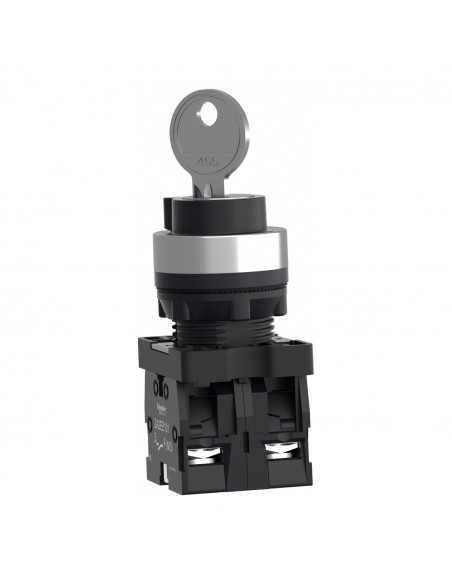 SELECTOR CON LLAVE 455, 2 POSICIONES FIJO 2NO XA2EG43