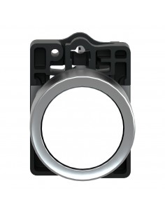 BOTON PULSADOR REDONDO BLANCO 22MM RETORNO POR RESORTE... 2