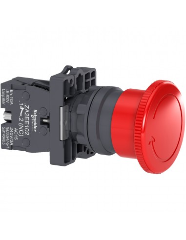 PULSADOR PARADA DE EMERGENCIA ROJO 1NC XA2ES542