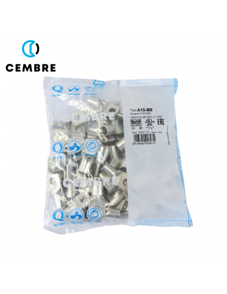 TERMINAL DE PRESIÓN PARA CABLE 3/0 - 250 CEMBRE