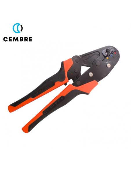 HERRAMIENTA MANUAL DE COMPRESIÓN  MECÁNICA, SERIE CRIMPSTAR, PARA CONECTORES  ELÉCTRICOS PREAISLADOS DE 0,25 A 6 MMQ CEMBRE