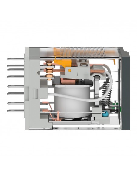 RELÉ ZELIO ENCHUFABLE EN MINIATURA - 2C/O - 120V AC - 5A - SIN LED RXM2LB1F7