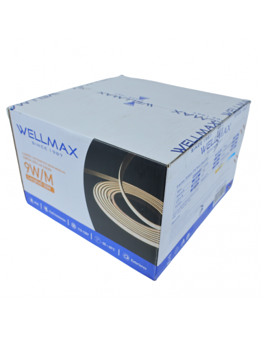 WELLMAX CINTA LED LUZ CÁLIDA 9WATTS 50 METROS