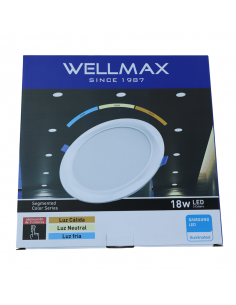 WELLMAX SPOT LED 3 COLORES 18 WATTS 2