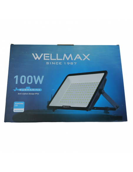 WELLMAX REFLECTOR SUBMARINE LED 100WATTS