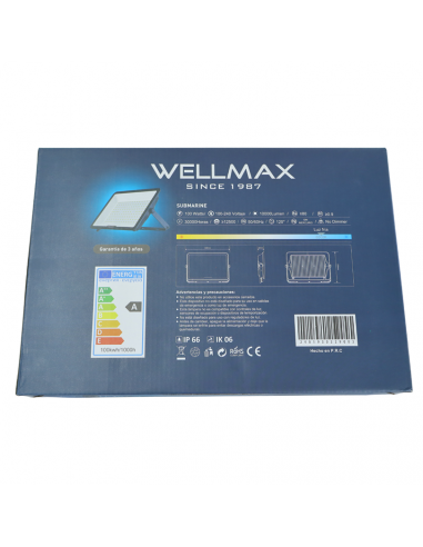WELLMAX REFLECTOR SUBMARINE LED 100WATTS