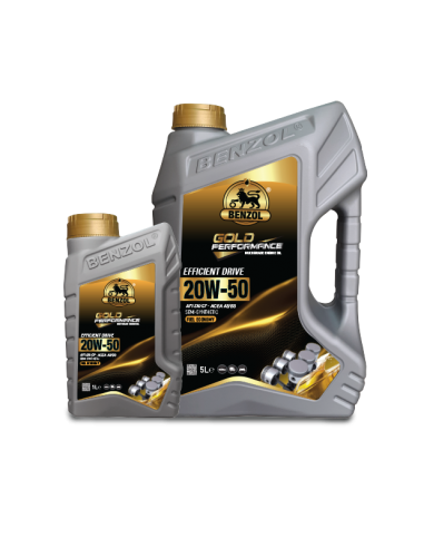 BENZOL ACEITE SEMI SINTÉTICO SAE 20W-50 | CAJA 4 GALONES