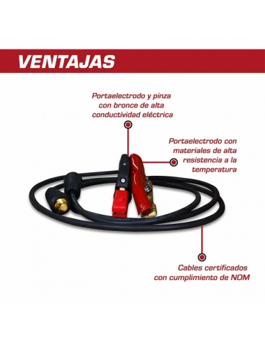 KIT DE CABLES PARA SOLDAR 4WG-10-25MM2
